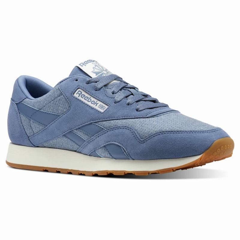 Tenisi Reebok Classic Nylon M Barbati Albastri Romania SY3220FR